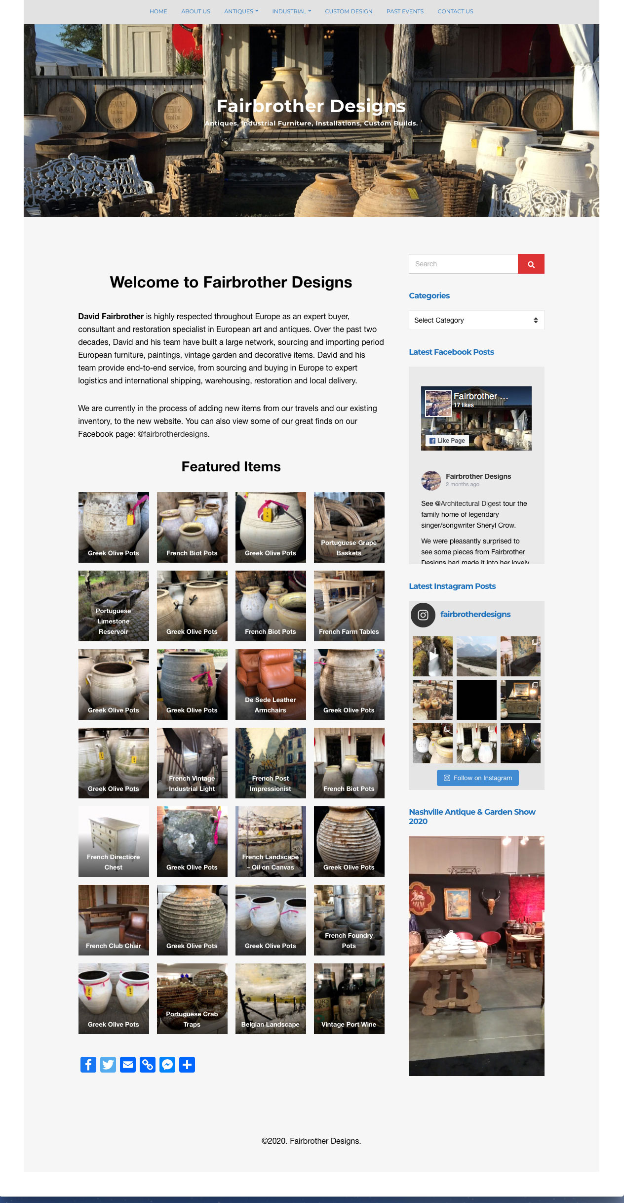 Fairbrother Designs Website