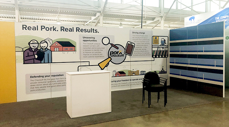 World Pork Expo Trade Booth Front